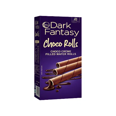 Sunfeast Dark Fantasy Chocc Rolls Choco Creme Filled Wafer Rolls