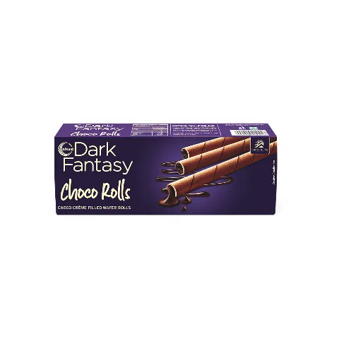 Sunfeast Dark Fantasy Chocc Rolls Choco Creme Filled Wafer Rolls