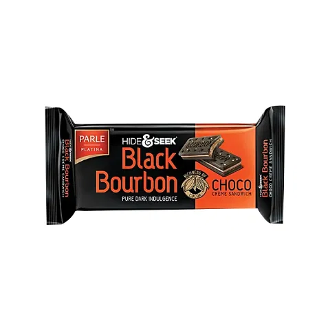 Parle Platina Hide & Seek Black Bourbon Choco Creme Sandwich Biscuits