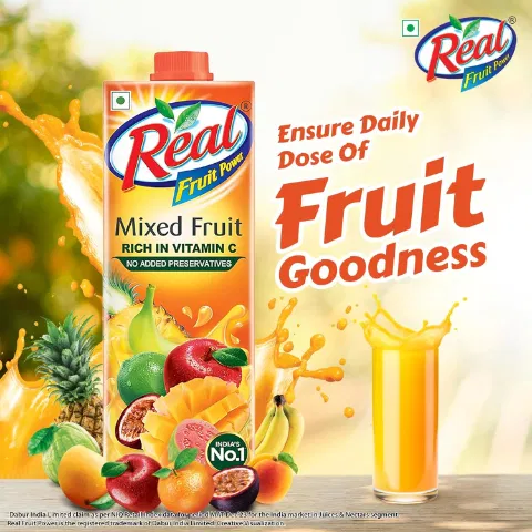 Real Mixed Fruit Juice (1ltr)