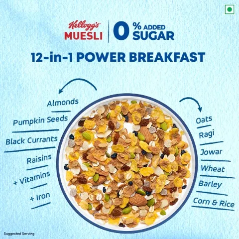 Kellogg's with 0% Added Sugar Muesli