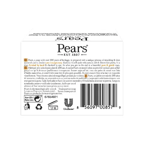 Pears with Glycerin & Natural Oils Bar Soap