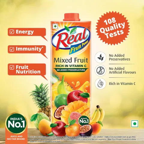 Real Mixed Fruit Juice (1ltr)